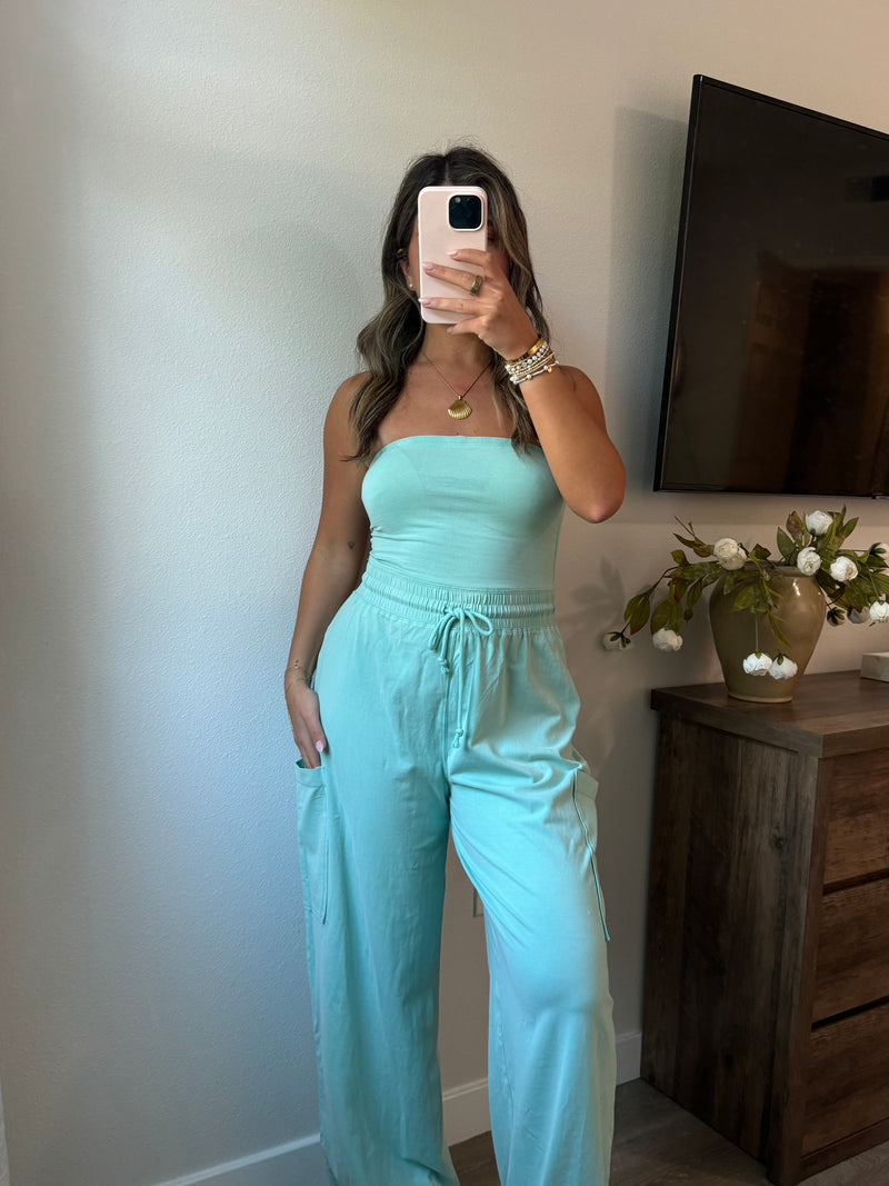 Everyday Jumpsuit - Turquoise