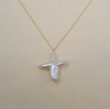 Pearl Cross Necklace