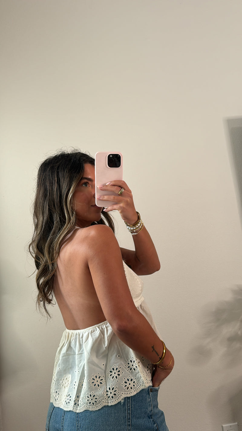 Mila Crochet Top