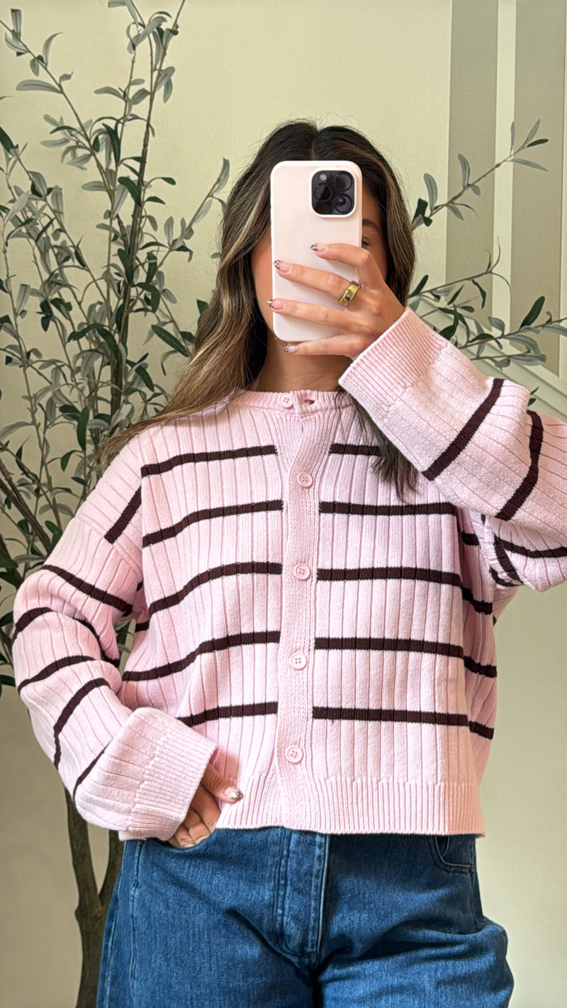 Strawberry Wine Cardigan