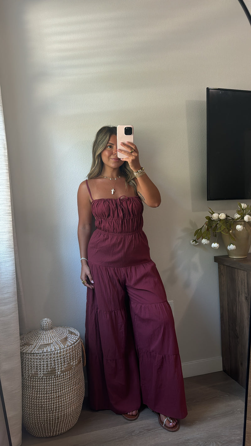 Merlot Jumpsuit