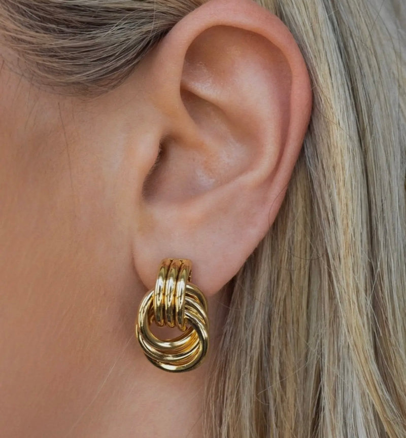 Triple Knot Earrings