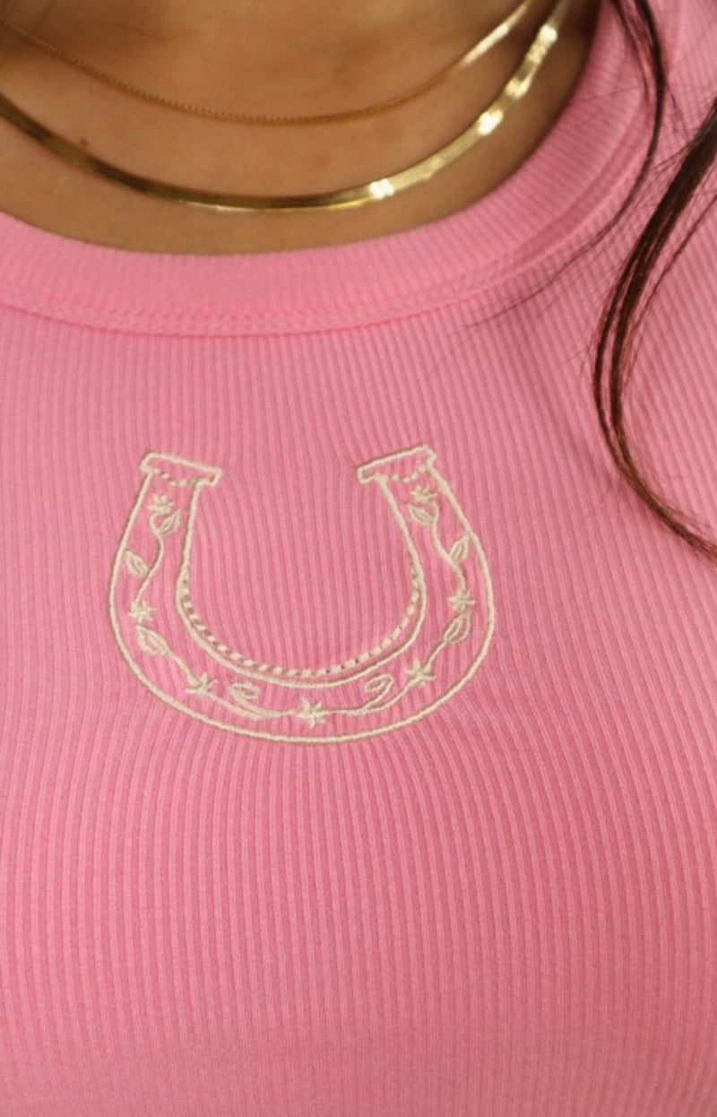 Horseshoe Tank - Pink