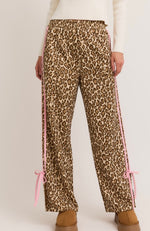 Tate Bow Pants - Leopard