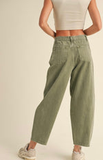 Sage Barrel Jeans