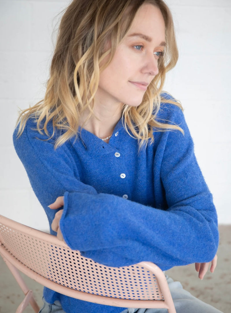 Oakley Cardigan - Electric Blue