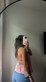 Cherry Check Halter