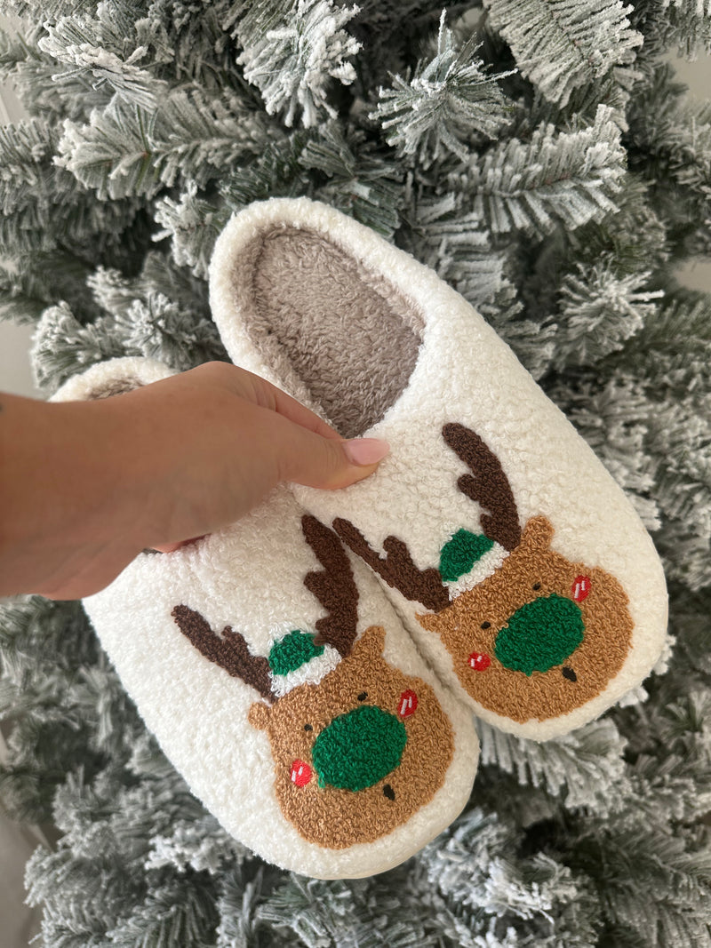 Reindeer Slippers